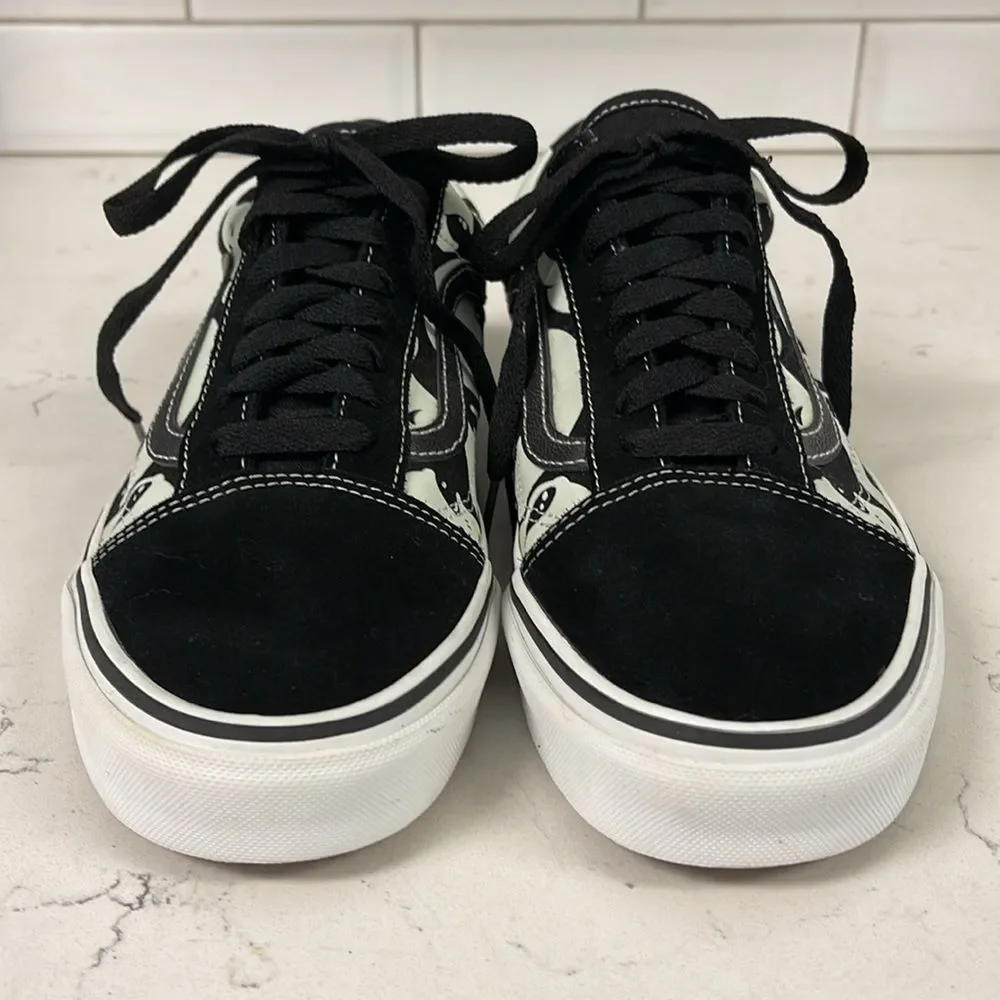 Vans Old Skool 'Alien Ghosts' Size Unisex Mens 8.5 Women’s 10 Glow in The Dark